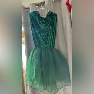 Green Mermaid 2X Costume Skirt.